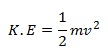 kinetic energy equation